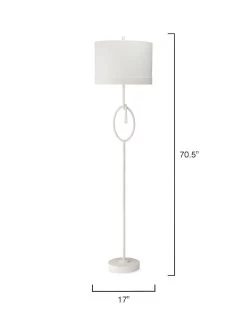 Coastal Style White Gesso Linen Knot Floor Lamp -Jamie Young Store loomlan coastal style white gesso linen knot floor lamp jamie young floor lamps 4 33037818167509
