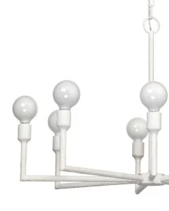 Coastal Style White Gesso Mid-Century Modern Park Chandelier -Jamie Young Store loomlan coastal style white gesso mid century modern park chandelier jamie young chandeliers 3 33037992558805