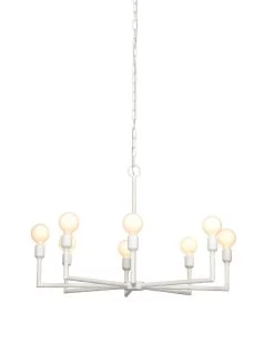 Coastal Style White Gesso Mid-Century Modern Park Chandelier -Jamie Young Store loomlan coastal style white gesso mid century modern park chandelier jamie young chandeliers 4 33037992919253