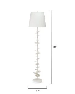 Coastal Style White Gesso Petals Floor Lamp 7 Coastal Style White Gesso Petals Floor Lamp -Jamie Young Store loomlan coastal style white gesso petals floor lamp jamie young floor lamps 4 33037819936981