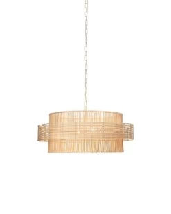 Cottage Beach Decor Cream Rattan Concentric Pendant -Jamie Young Store loomlan cottage beach decor cream rattan concentric pendant jamie young pendants 3 33037965230293