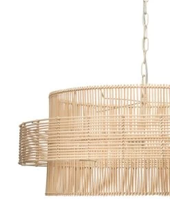 Cottage Beach Decor Cream Rattan Concentric Pendant -Jamie Young Store loomlan cottage beach decor cream rattan concentric pendant jamie young pendants 5 33037965951189