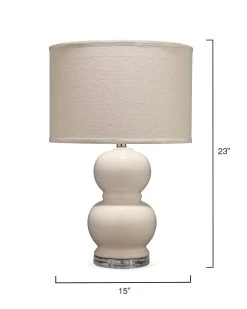 Cream Glass Bubble Table Lamp -Jamie Young Store loomlan cream glass bubble table lamp jamie young table lamps 4 33038257258709