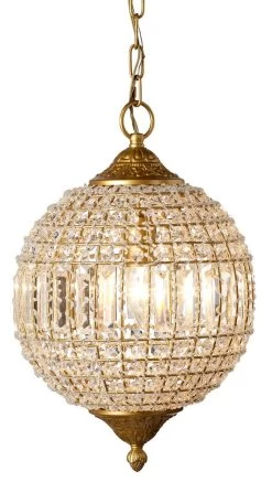 Golden Lighting Pendant Crystal Orb Pendant -Jamie Young Store loomlan golden lighting pendant crystal orb pendant jamie young pendants 3 33038279770325