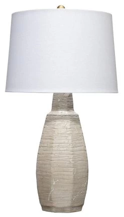 Grey Cement Parched Table Lamp
