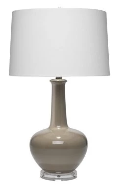 Grey Ceramic Acrylic Gwen Table Lamp