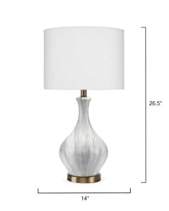 Grey Ceramic Acrylic Mila Table Lamp -Jamie Young Store loomlan grey ceramic acrylic mila table lamp jamie young table lamps 3 33038331871445