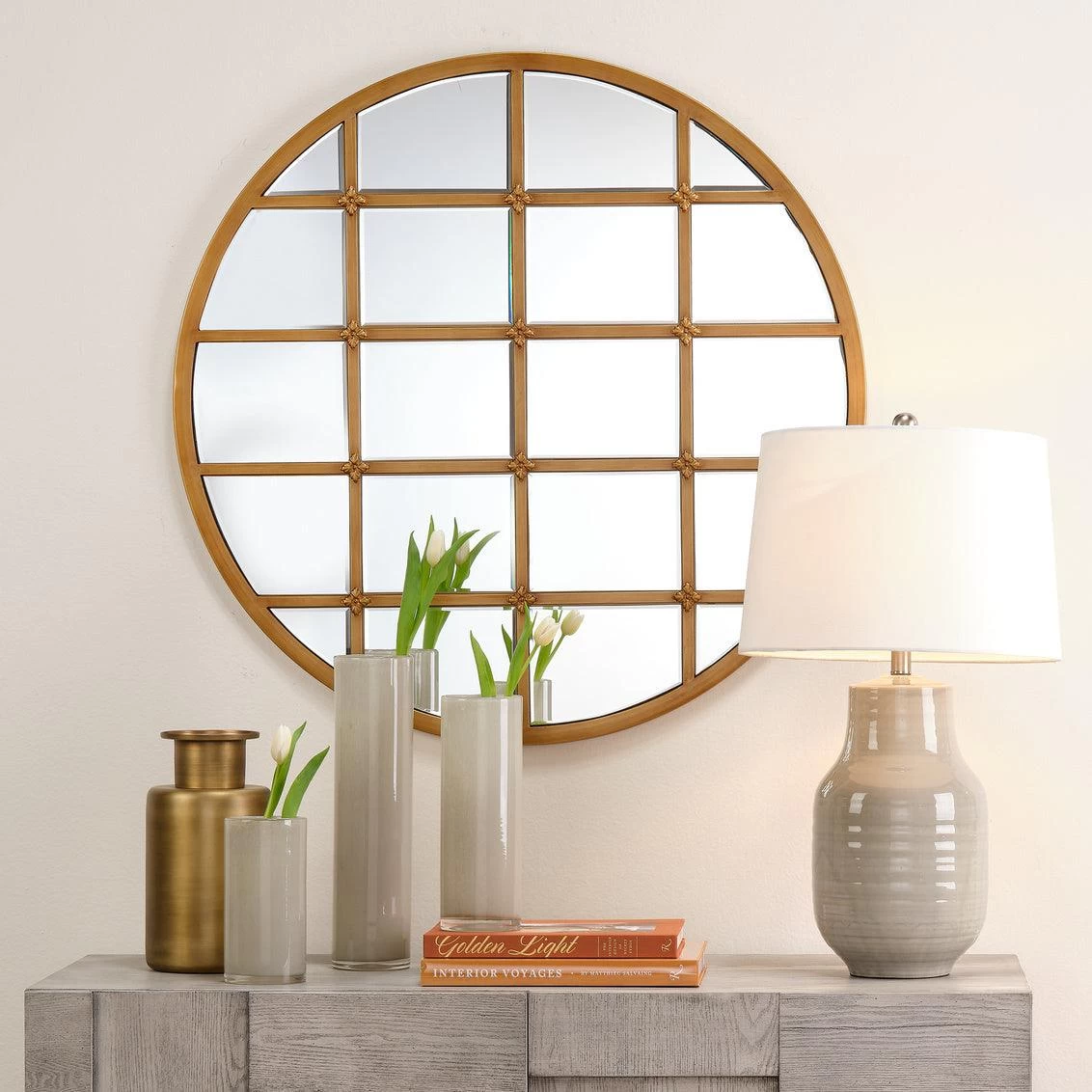 Grey Ceramic Bottle Table Lamp 2 Grey Ceramic Bottle Table Lamp - Image 2