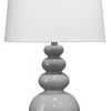 Grey Ceramic Nova Table Lamp