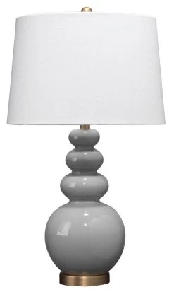 Grey Ceramic Nova Table Lamp