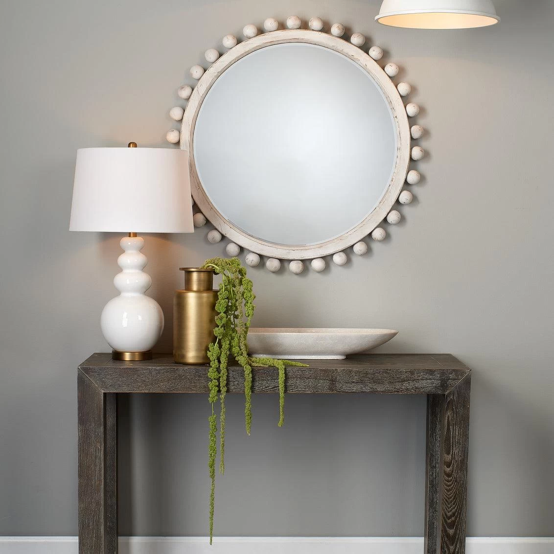 Grey Ceramic Nova Table Lamp 3 Grey Ceramic Nova Table Lamp - Image 3