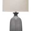 Grey Glass Grey Frosted Glass Table Lamp