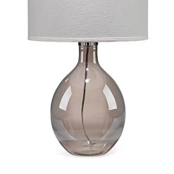Grey Glass Juliette Table Lamp -Jamie Young Store loomlan grey glass juliette table lamp jamie young table lamps 3 33038258438357