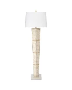 Grey Paper Lacquer Spectacle Floor Lamp