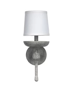 Grey Plaster Concord Wall Sconce