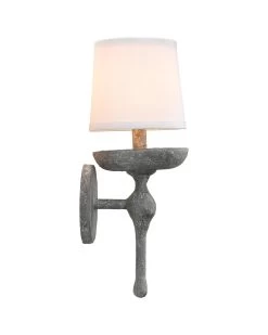 Grey Plaster Concord Wall Sconce -Jamie Young Store loomlan grey plaster concord wall sconce jamie young wall sconces 5 33037927678165