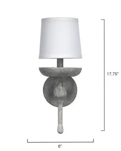 Grey Plaster Concord Wall Sconce -Jamie Young Store loomlan grey plaster concord wall sconce jamie young wall sconces 7