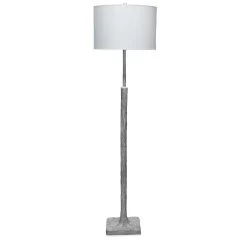 Grey Polyresin Humble Floor Lamp