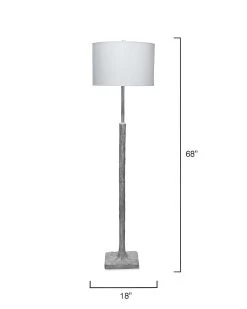 Grey Polyresin Humble Floor Lamp -Jamie Young Store loomlan grey polyresin humble floor lamp jamie young floor lamps 4 33038206959829