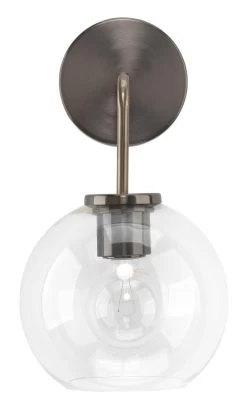Gunmetal Clear Glass Reece Wall Sconce -Jamie Young Store loomlan gunmetal clear glass reece wall sconce jamie young wall sconces 3 33038276526293
