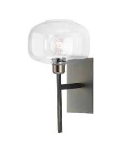 Gunmetal Clear Glass Scando Mod Sconce -Jamie Young Store loomlan gunmetal clear glass scando mod sconce jamie young wall sconces 4 33037942718677