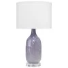 Lavender Glass Acrylic Maya Table Lamp