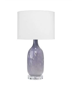 Lavender Glass Acrylic Maya Table Lamp