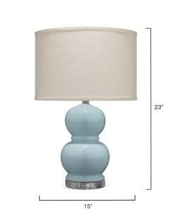 Light Blue Glass Bubble Table Lamp -Jamie Young Store loomlan light blue glass bubble table lamp jamie young table lamps 3 33038255030485