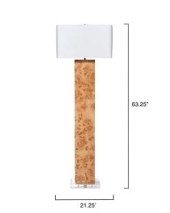Natural Burl Wood 63" Parallel Floor Lamp 13 Natural Burl Wood 63" Parallel Floor Lamp -Jamie Young Store loomlan natural burl wood 63 parallel floor lamp jamie young floor lamps 7 33037819117781