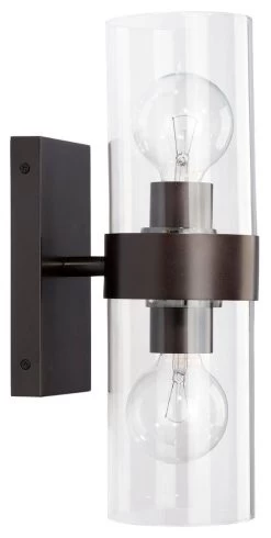 Oil Rubbed Bronze And Clear Glass Chatham Wall Sconce