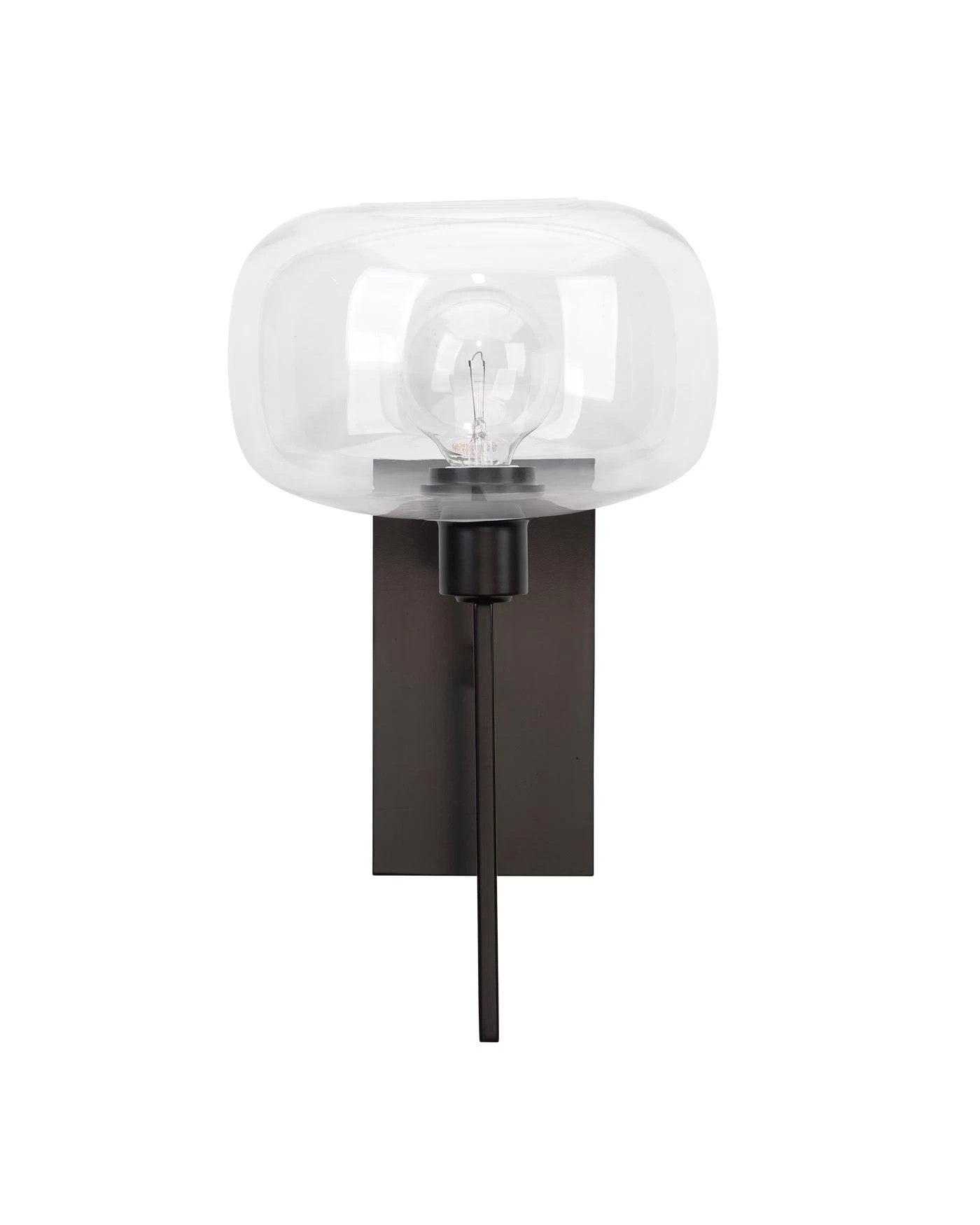 Oil Rubbed Bronze Clear Glass Scando Wall Sconce 1 Oil Rubbed Bronze Clear Glass Scando Wall Sconce