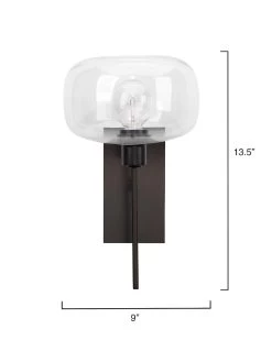 Oil Rubbed Bronze Clear Glass Scando Wall Sconce 11 Oil Rubbed Bronze Clear Glass Scando Wall Sconce -Jamie Young Store loomlan oil rubbed bronze clear glass scando wall sconce jamie young wall sconces 6 33037947109589