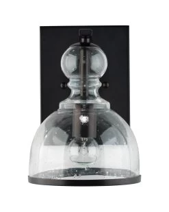 Oil Rubbed Bronze Clear Glass St. Charles Wall Sconce