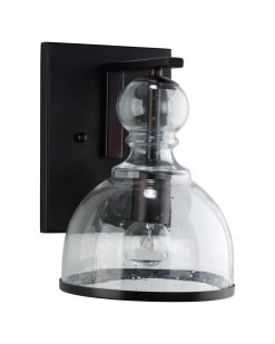 Oil Rubbed Bronze Clear Glass St. Charles Wall Sconce -Jamie Young Store loomlan oil rubbed bronze clear glass st charles wall sconce jamie young wall sconces 4 33037946585301