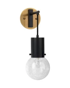 Oil Rubbed Bronze Clear Glass Strada Pendant Sconce