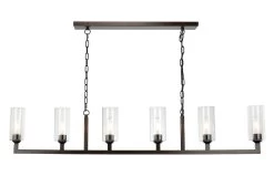 Oil Rubbed Bronze Dining Room Linear 6 Light Chandelier 9 Oil Rubbed Bronze Dining Room Linear 6 Light Chandelier -Jamie Young Store loomlan oil rubbed bronze dining room linear 6 light chandelier jamie young chandeliers 3 33037979091157