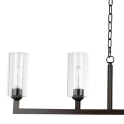 Oil Rubbed Bronze Dining Room Linear 6 Light Chandelier 11 Oil Rubbed Bronze Dining Room Linear 6 Light Chandelier -Jamie Young Store loomlan oil rubbed bronze dining room linear 6 light chandelier jamie young chandeliers 5 33037980500181