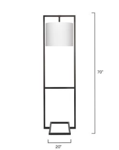Oil Rubbed Bronze Mid-Century Modern Shogun Floor Lamp -Jamie Young Store loomlan oil rubbed bronze mid century modern shogun floor lamp jamie young floor lamps 4 33038234910933