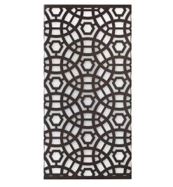 Oil Rubbed Bronze White Acrylic Geo Wall Sconce