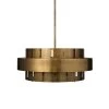 Orbit Brass Modern Round Chandelier - Large