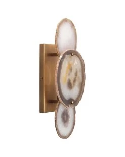 Reversible Purple Agate Stone Trinity Wall Sconce - Small 19 Reversible Purple Agate Stone Trinity Wall Sconce - Small -Jamie Young Store loomlan reversible purple agate stone trinity wall sconce small jamie young wall sconces 8 33037952549077
