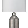 Silver Ceramic Varnish Table Lamp
