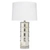 Silver Glass Acrylic Irene Table Lamp