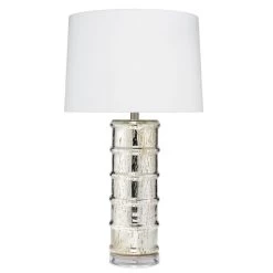 Silver Glass Acrylic Irene Table Lamp