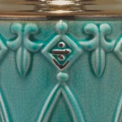 Turquoise Ceramic Tabitha Table Lamp -Jamie Young Store loomlan turquoise ceramic tabitha table lamp jamie young table lamps 3 33038249951445