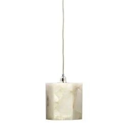 White Alabaster Borealis Hexagon Pendant -Jamie Young Store loomlan white alabaster borealis hexagon pendant jamie young pendants 6 33037957464277