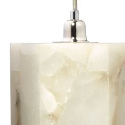 White Alabaster Borealis Hexagon Pendant -Jamie Young Store loomlan white alabaster borealis hexagon pendant jamie young pendants 8 33037957759189