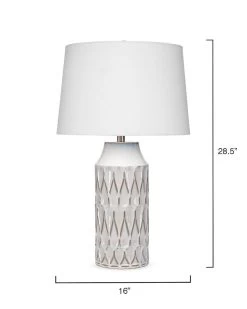 White Ceramic Dalia Table Lamp -Jamie Young Store loomlan white ceramic dalia table lamp jamie young table lamps 5 33038318338261