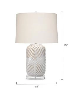 White Ceramic Harper Table Lamp -Jamie Young Store loomlan white ceramic harper table lamp jamie young table lamps 4 33038320140501