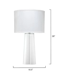 White Glass Clover Table Lamp -Jamie Young Store loomlan white glass clover table lamp jamie young table lamps 6 33038244413653